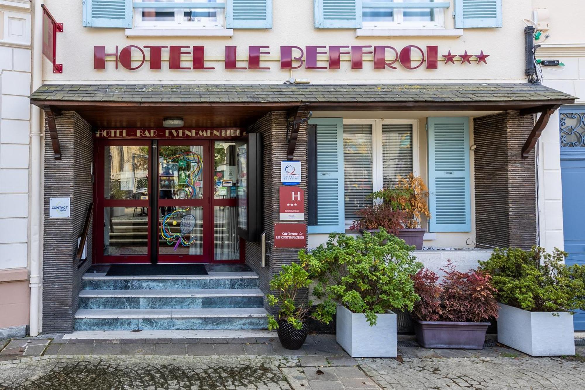 Hotel Le Beffroi ドルー エクステリア 写真
